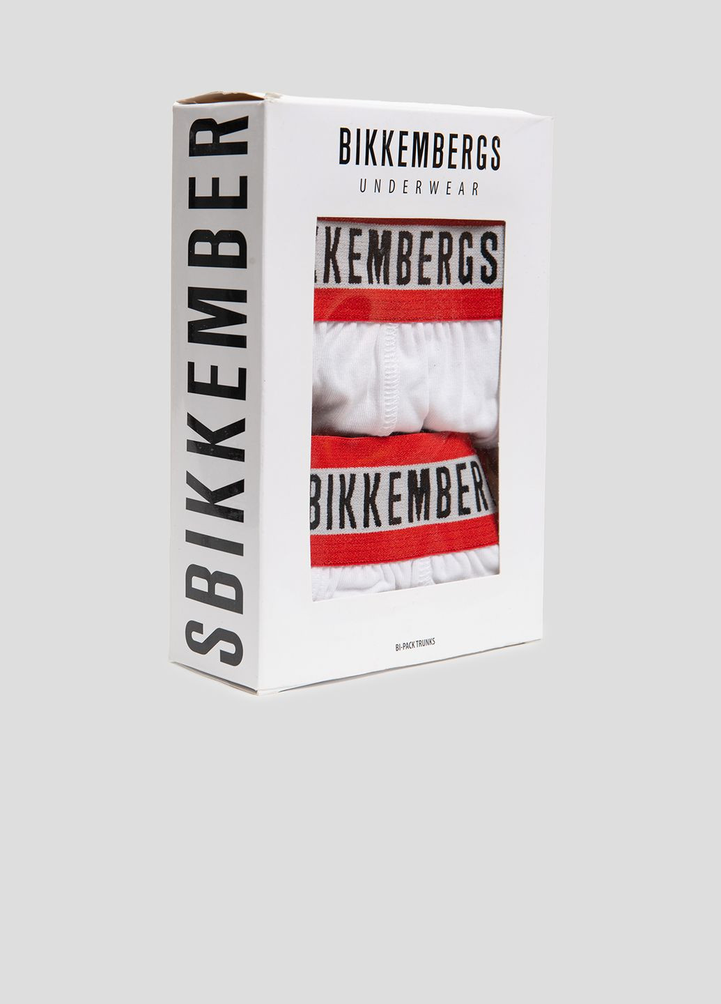 Комплект белых хлопковых трусов (2 шт) Dirk Bikkembergs (297675655)