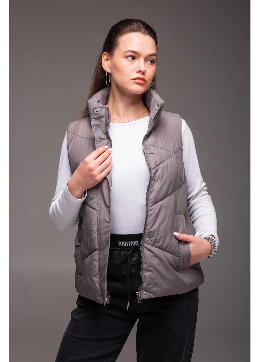 Жилет жіночий утеплений No Brand (382890427)