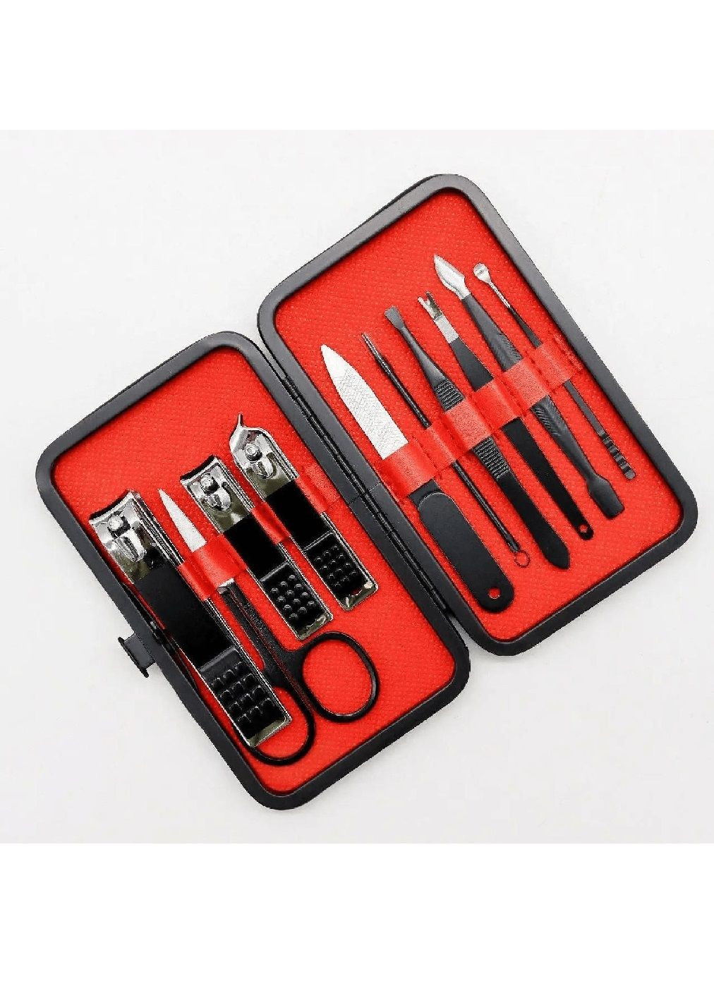 Профессиональный набор комплект для маникюра педикюра из медицинской нержавеющей стали в футляре 10 штук (479824-Prob) Unbranded (324556960)