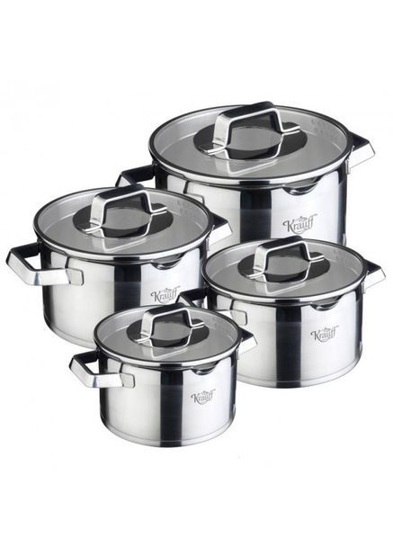 Набір каструль 8 пр Moderne Rot 88-222-016 Krauff (348133347)