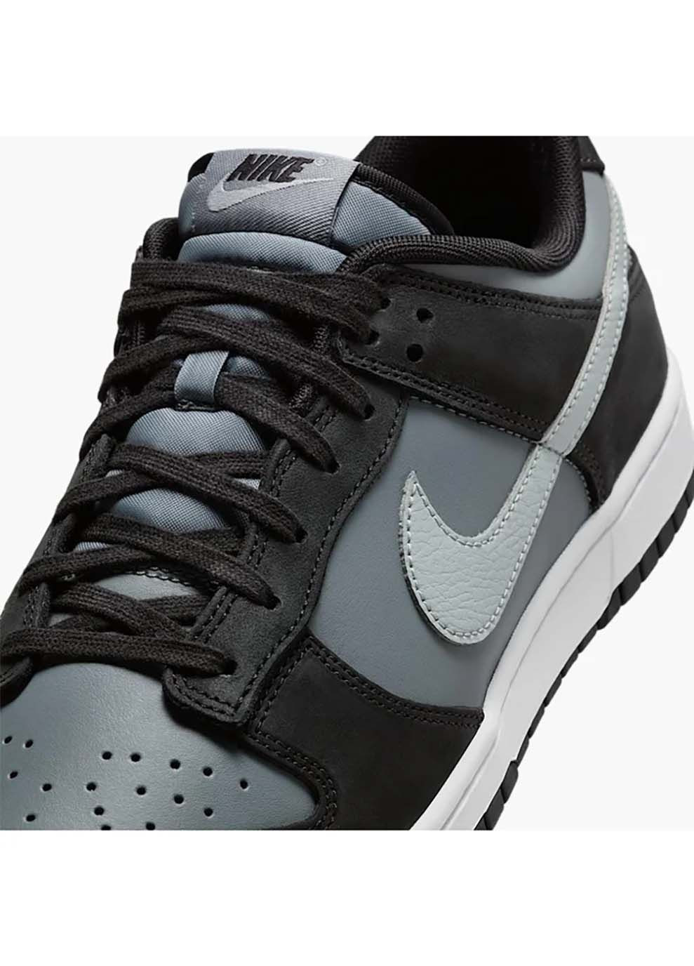 Серые демисезонные мужские кроссовки dunk low серый Nike