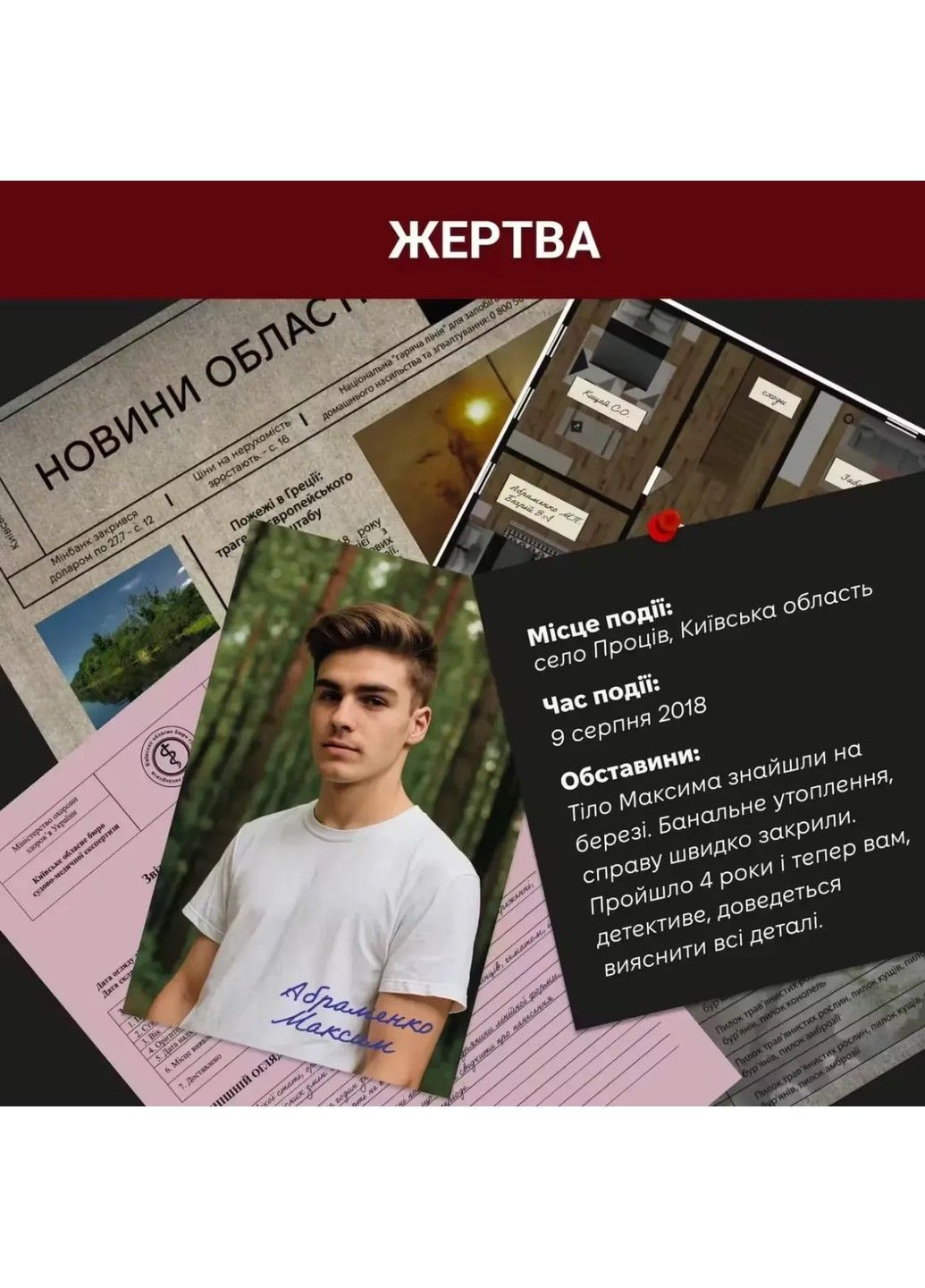 Настільна детективна гра Нерозкриті справи #4 Memo (369598444)