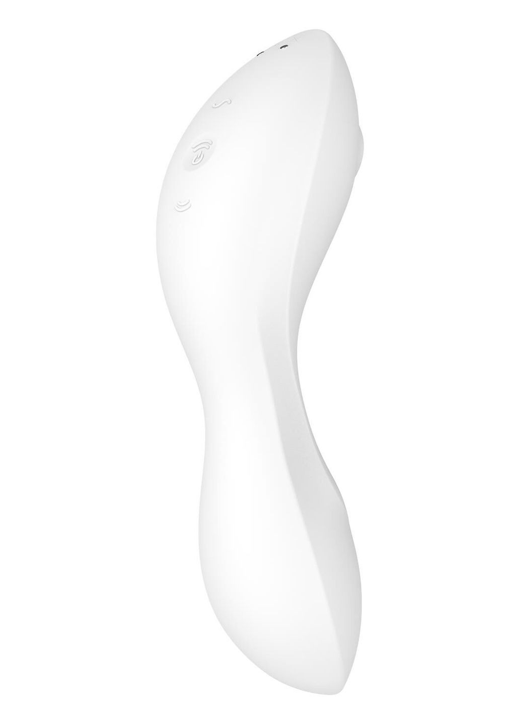 Вакуумный смарт-стимулятор с вибрацией Curvy Trinity 5 (White), управление со смартфона Satisfyer (335387196)