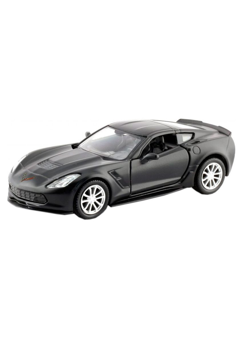 Автомодель Chevrolet Corvette C7, матовый черный () Uni-Fortune 554039М (361497819)