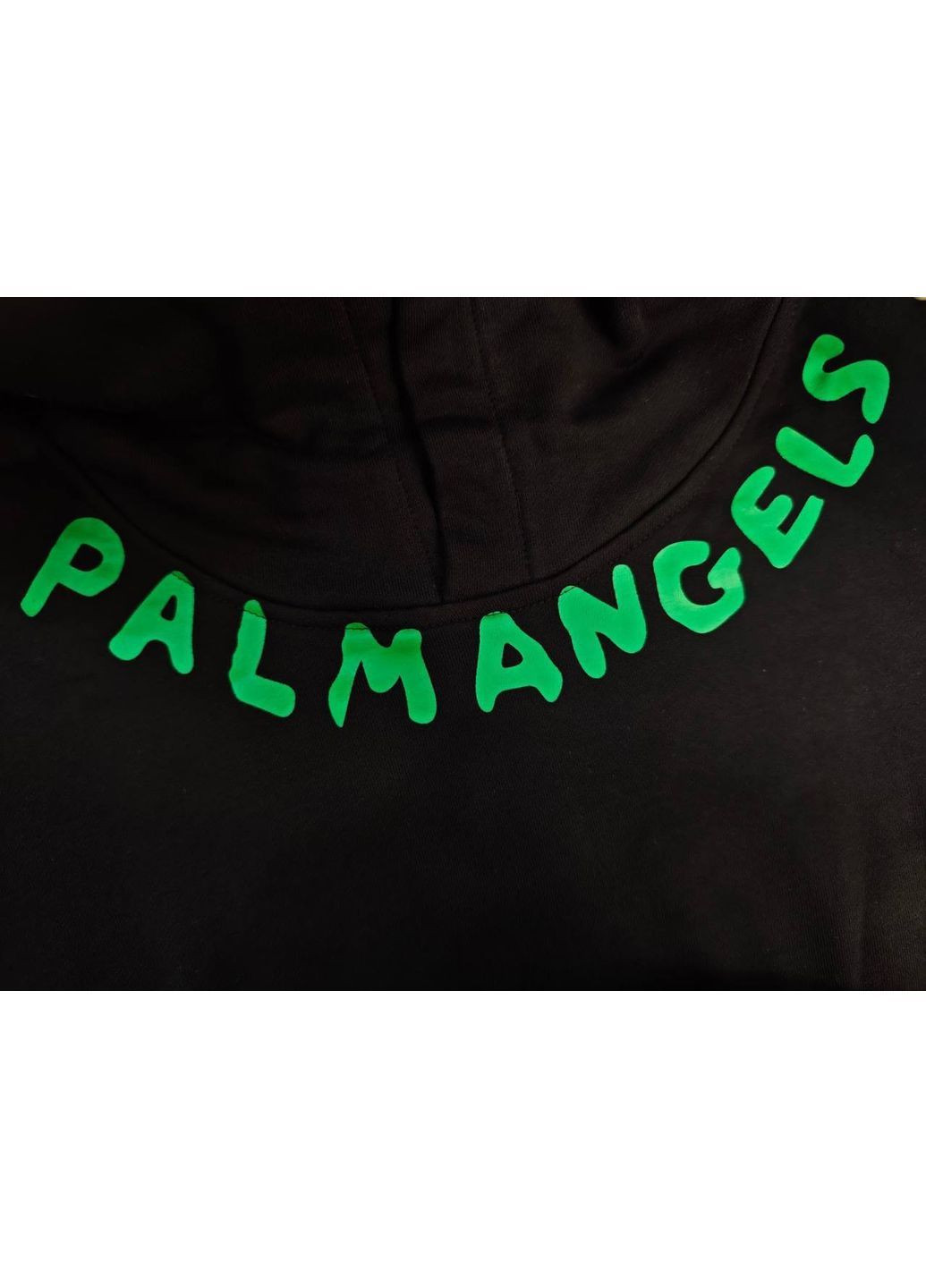 Мужская толстовка с зеленым принтом красивая, в стиле palm angels No Brand (363819831)