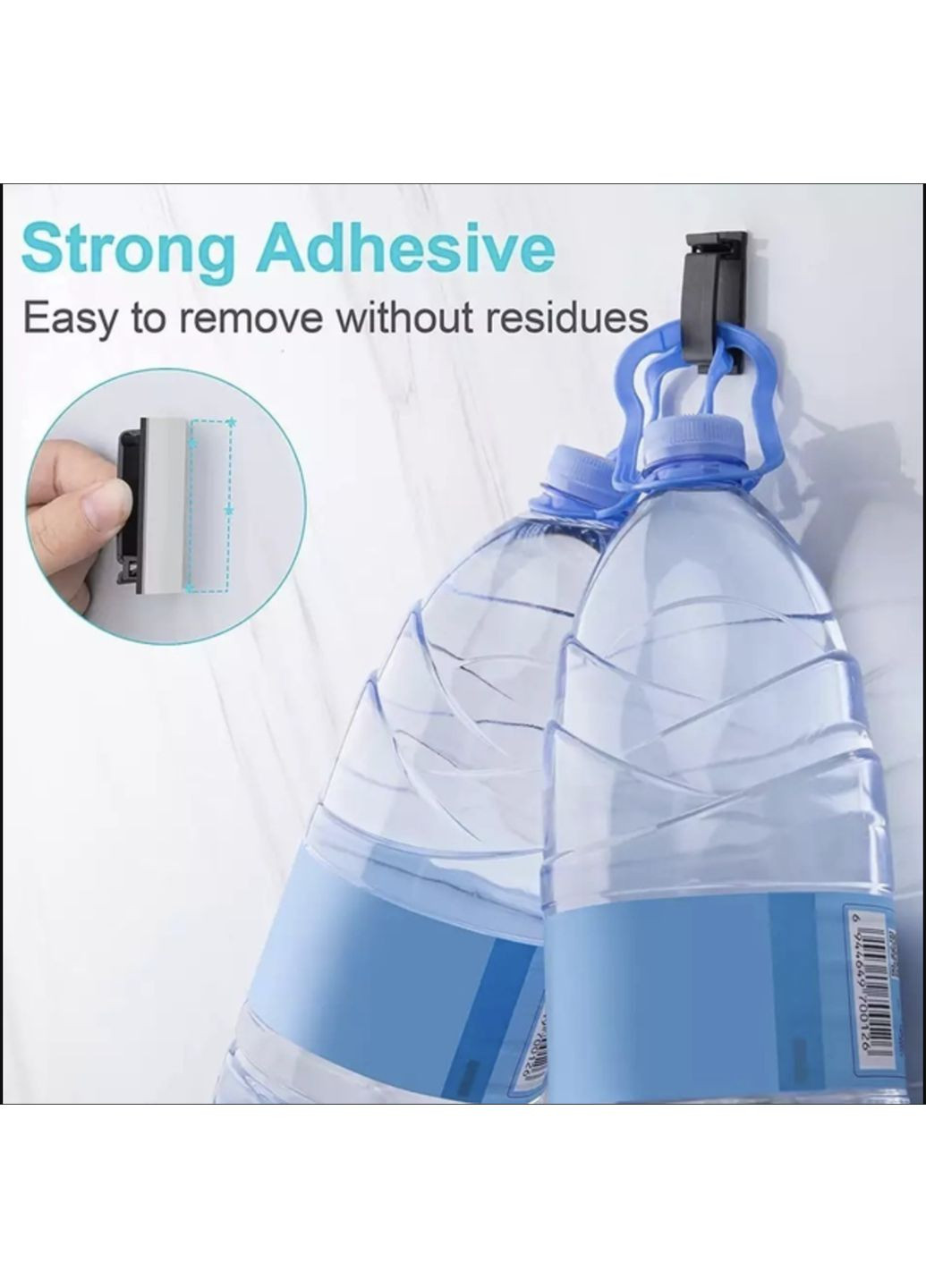 Органайзер кліпса фіксатор кабелю тримач для дроту самоклеючий 20 шт L Чорний Lencent (358935020)