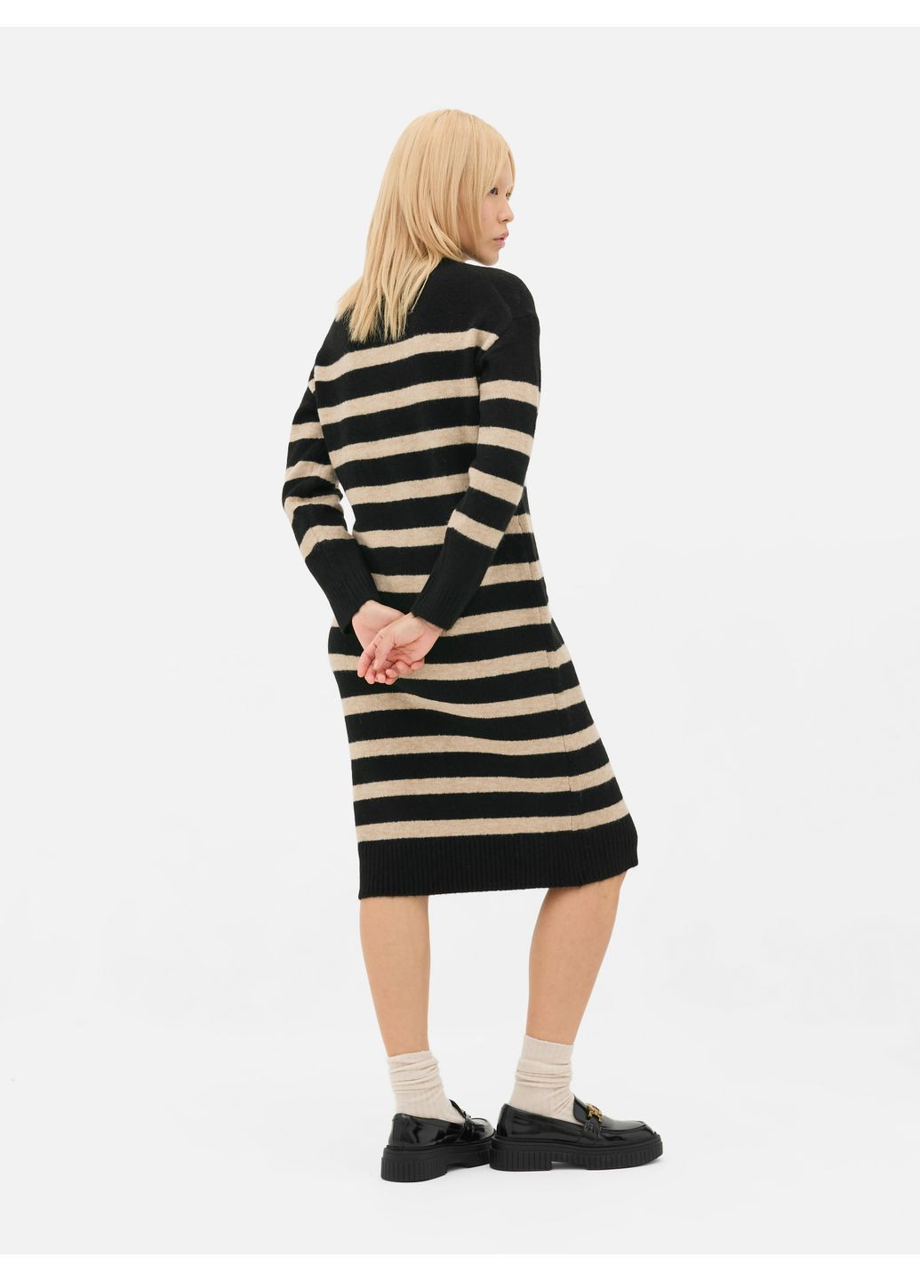 Чорна сукня демісезон,чорний-бежевий, Primark