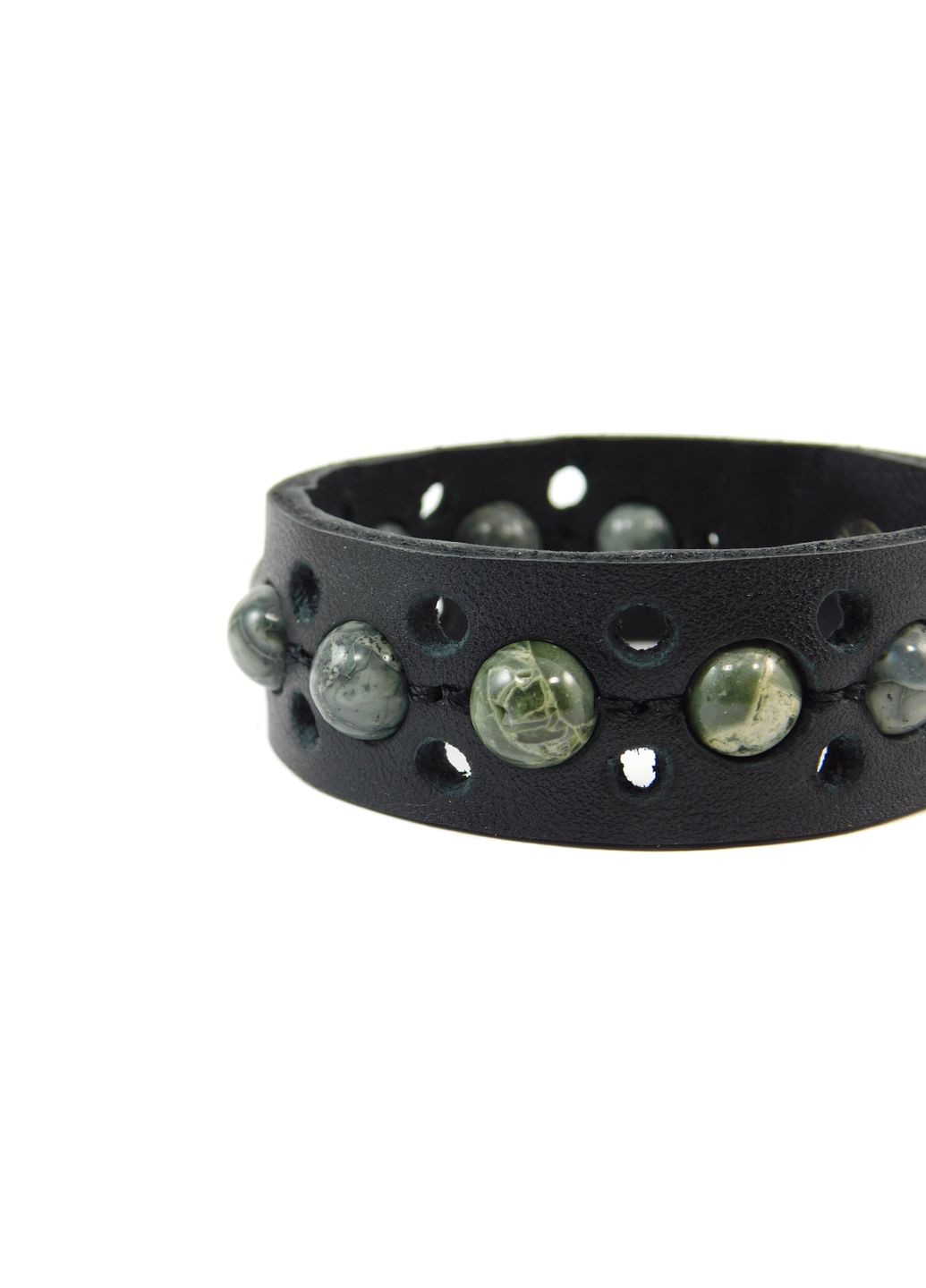 Эксклюзивный браслет кожа Яшма 16 Fursa fashion (322314834)