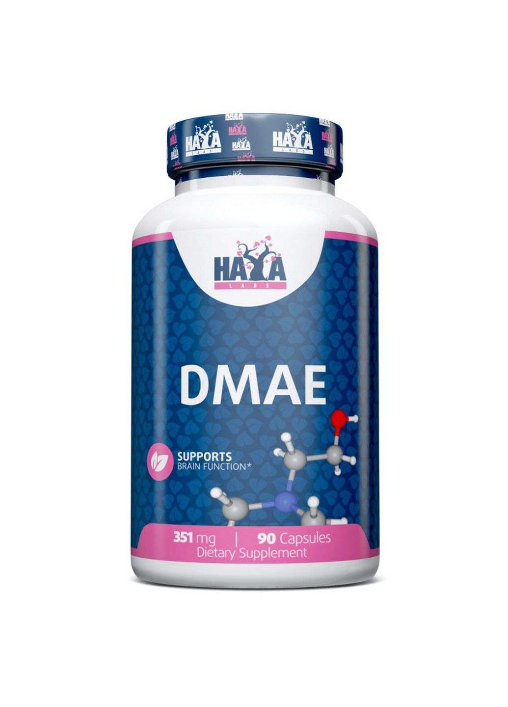 Натуральная добавка DMAE 351 mg, 90 капсул Haya Labs (293480722)