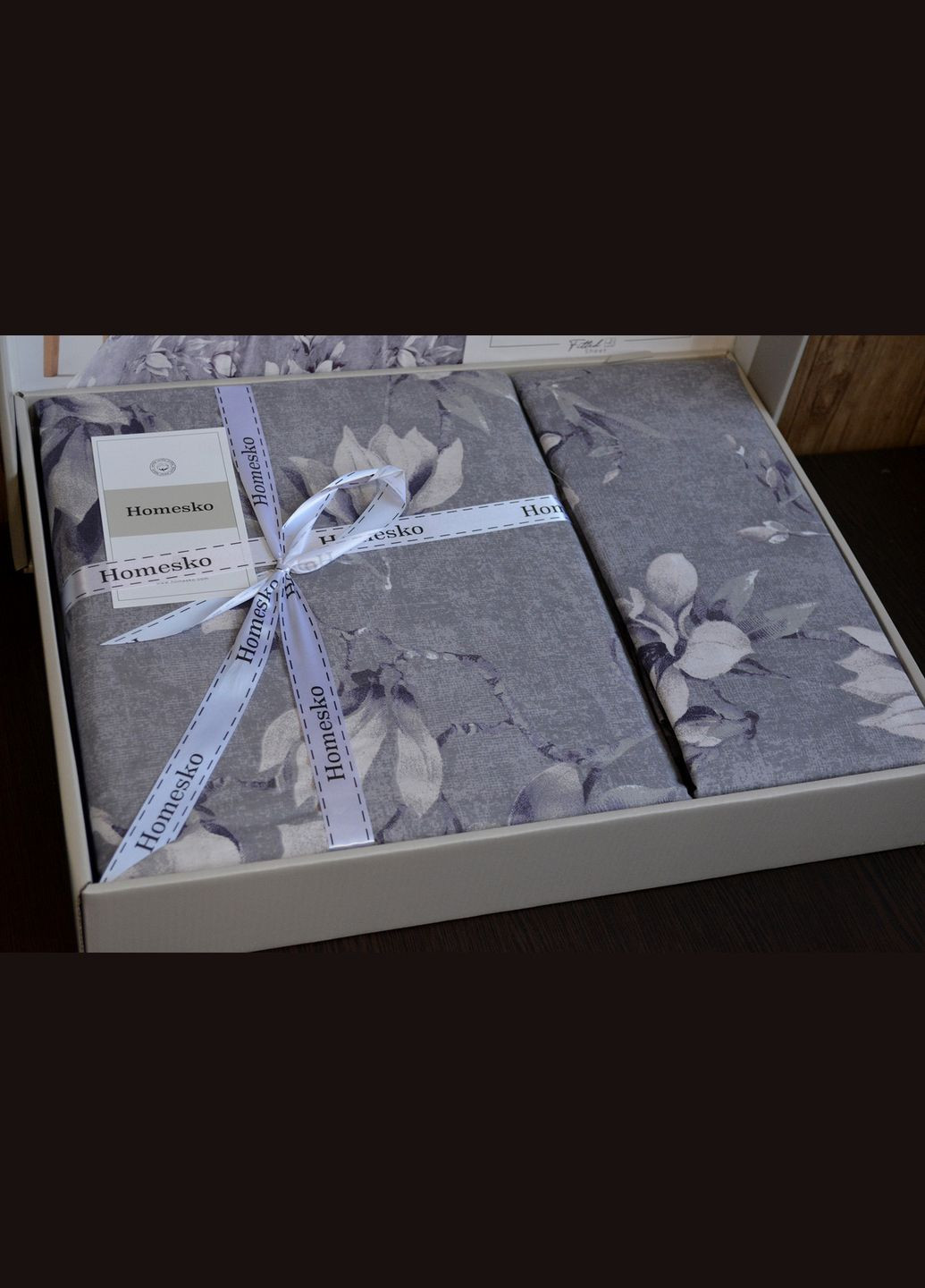 Постельное белье Homesko Ranforce 160 х 220 см Marea Quicksilver First Choice (318381484)