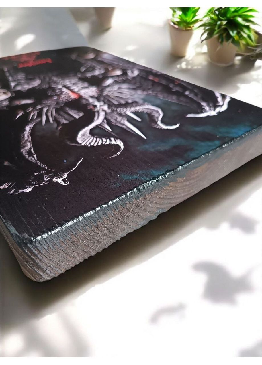 Панно "Астарот - Властелин Тайн" 19×28 см, дерево, с подвесом Handmade (365797662)