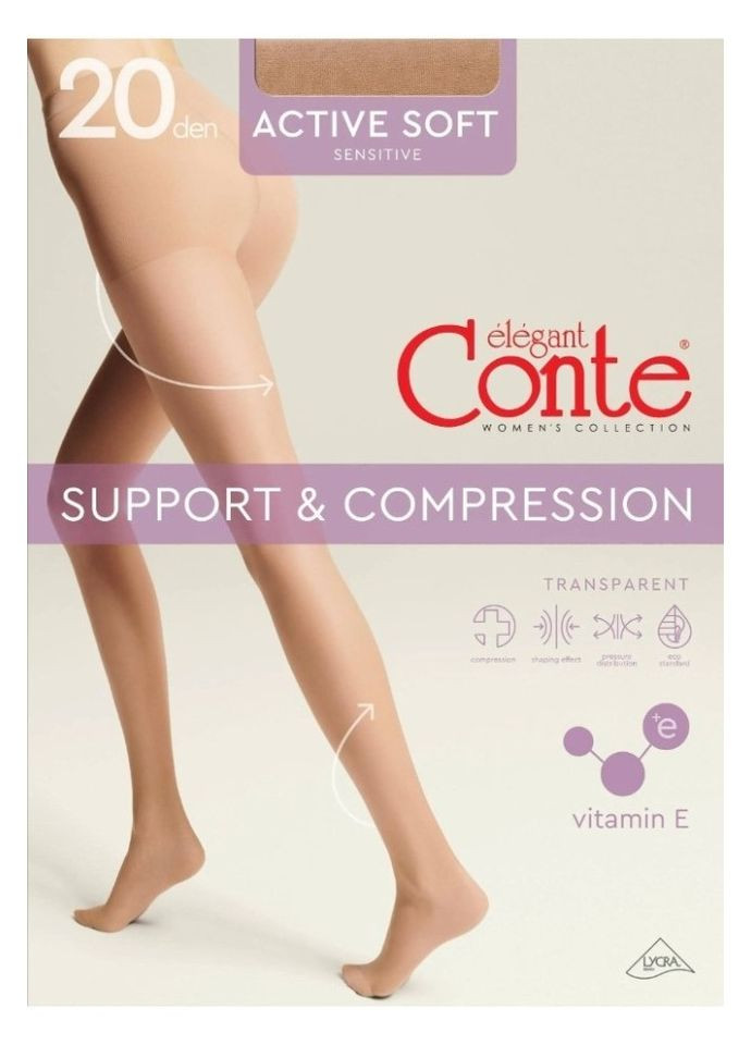 Колготки жен. CE ACTIVE SOFT 20 (EU), р.2, Bronz Conte (331871494)