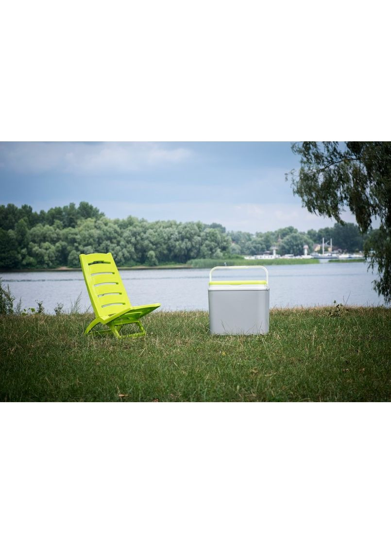 Ізотермічний контейнер Adriatic 36 л сірий із салатовим термобоксом для продуктів та напоїв для пікніка ProDobro (367267625)