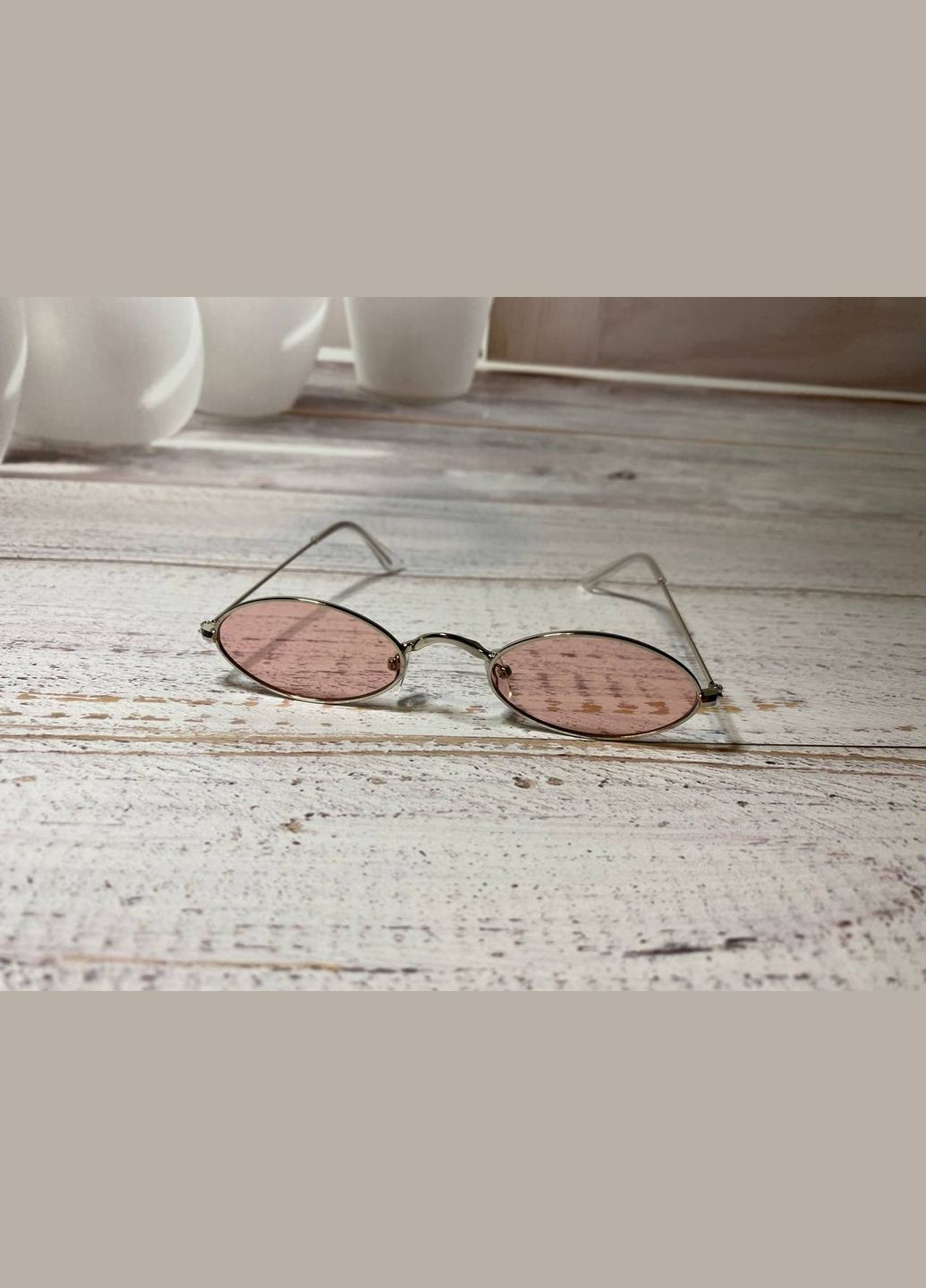 Очки имиджевые овальные розовые унисекс LIGHT (315889523)