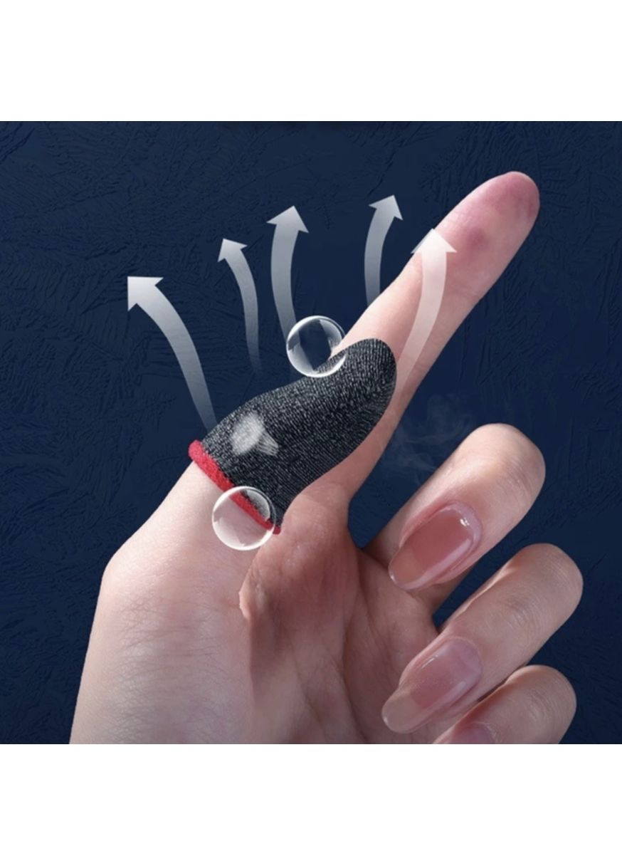 Кіберспортивні сенсорні напальчники (шкарпетки) CoD (геймпад тригери курки для смартфона для PUBG Mobile) 2 шт Сріблястий Neon (360547108)