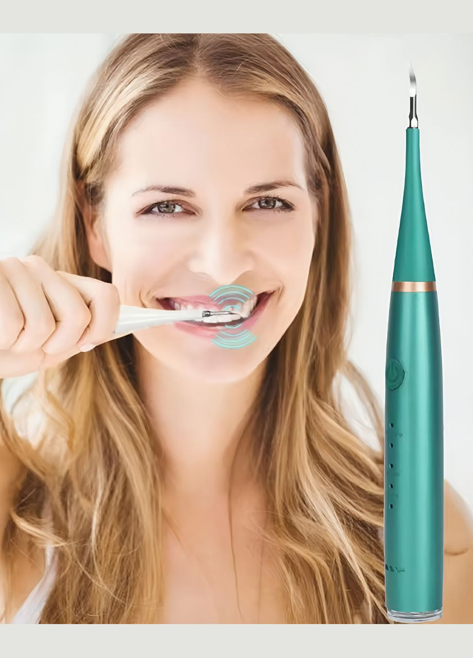 Скалер ультразвуковий стоматологічний для видалення зубного каменю та вибілювання зубів CTeeth Green No Brand (361152158)
