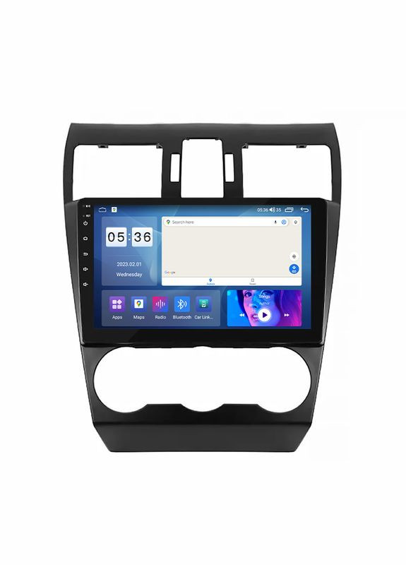 Штатна магнітола для Subaru Forester IV Рестайлінг 2015-2016 IPS 9" 4/64Gb CarPlay 4G Wi-Fi GPS Pri 4шт Lesko (336195892)