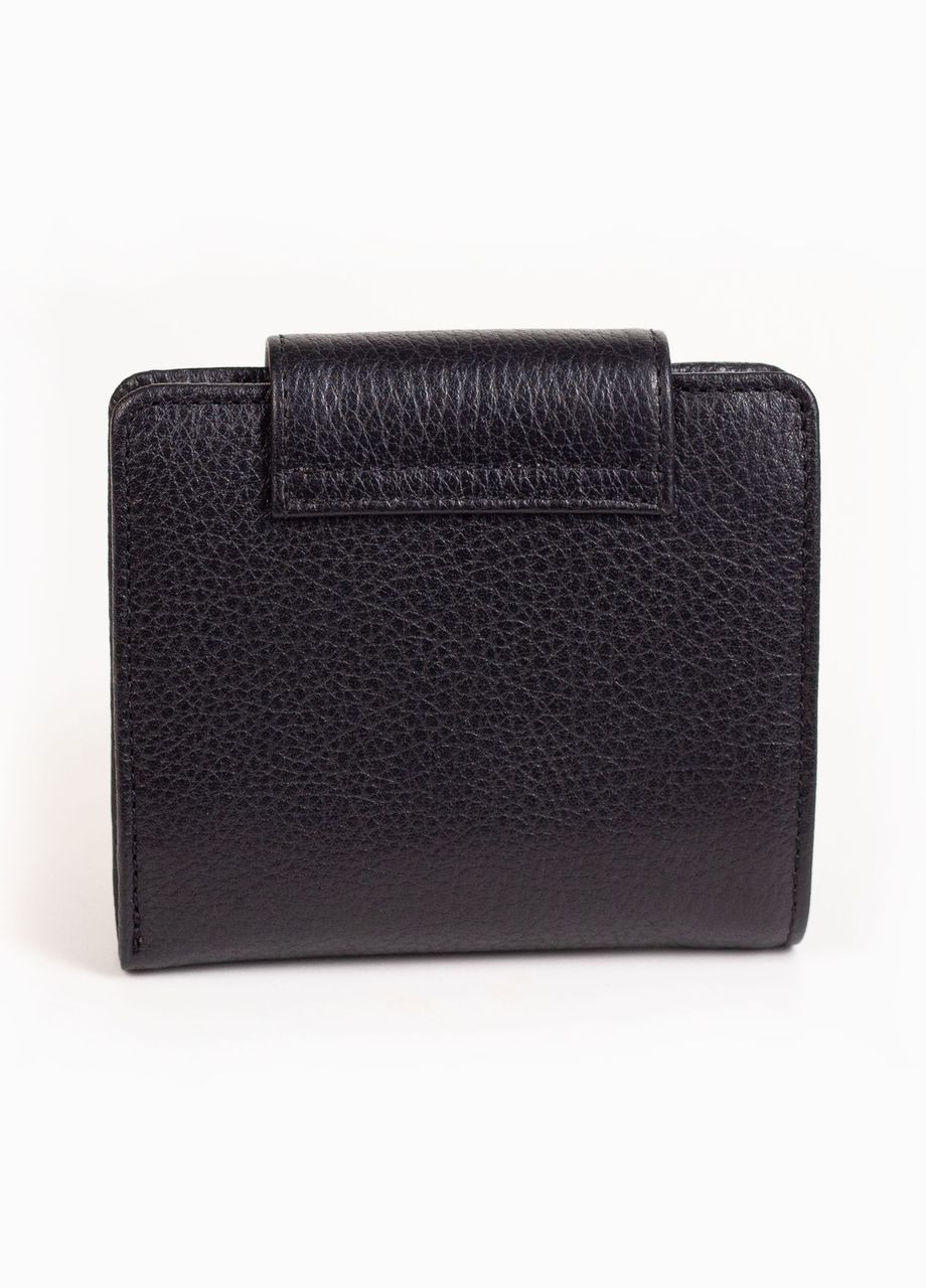 Маленький жіночий гаманець шкіряний чорний 1052-45 Karya (261481865)