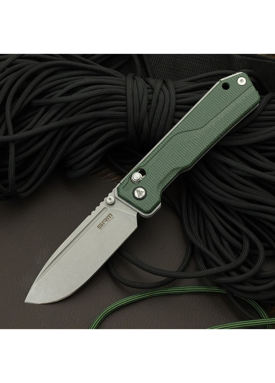 Нож Складной Rubik 7228B-MG (14C28N, Micarta) Sanrenmu (362045513)