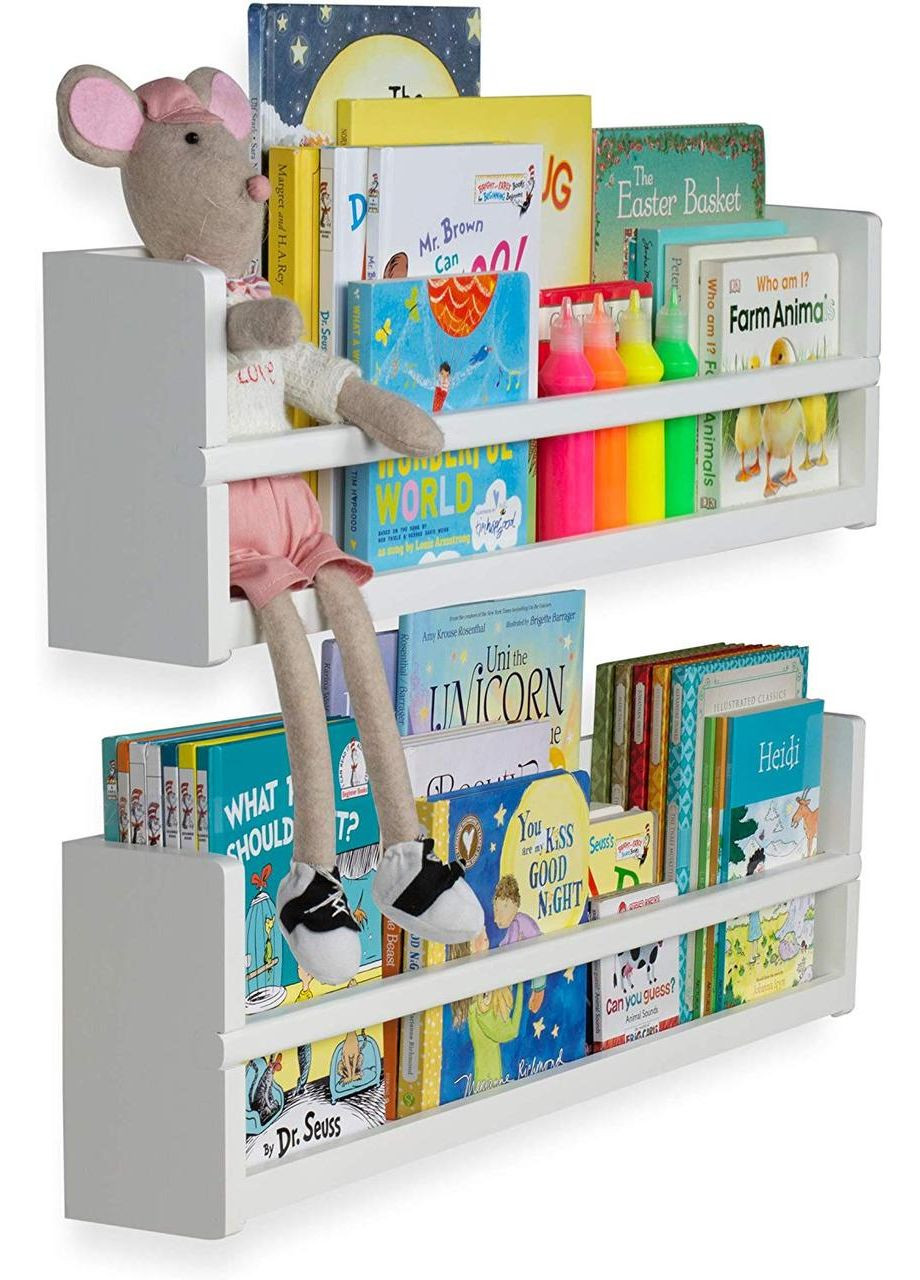 Настенная книжная полка из дерева Шантара зефир (КПГ-000120) No Brand (328078987)