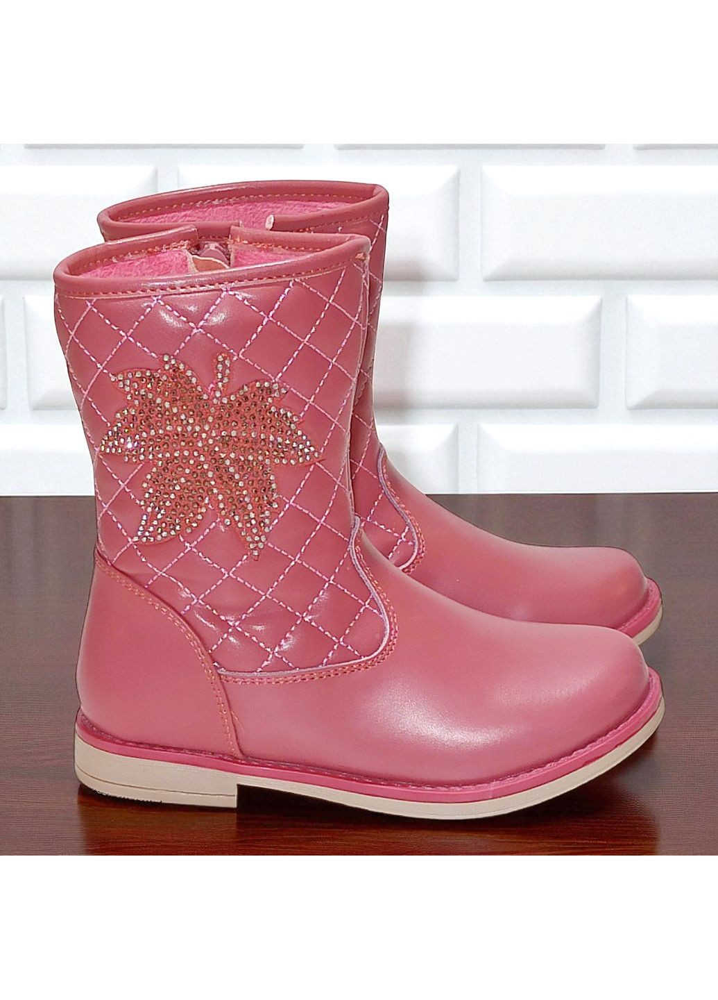 Утеплені ортопедичні демісезонні черевики на флісі для дівчинки Казка L&D (360713847)