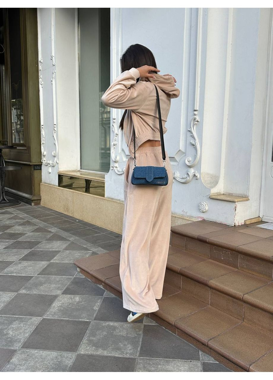 Женский спортивный костюм из мягкого велюра Україна (361071497)