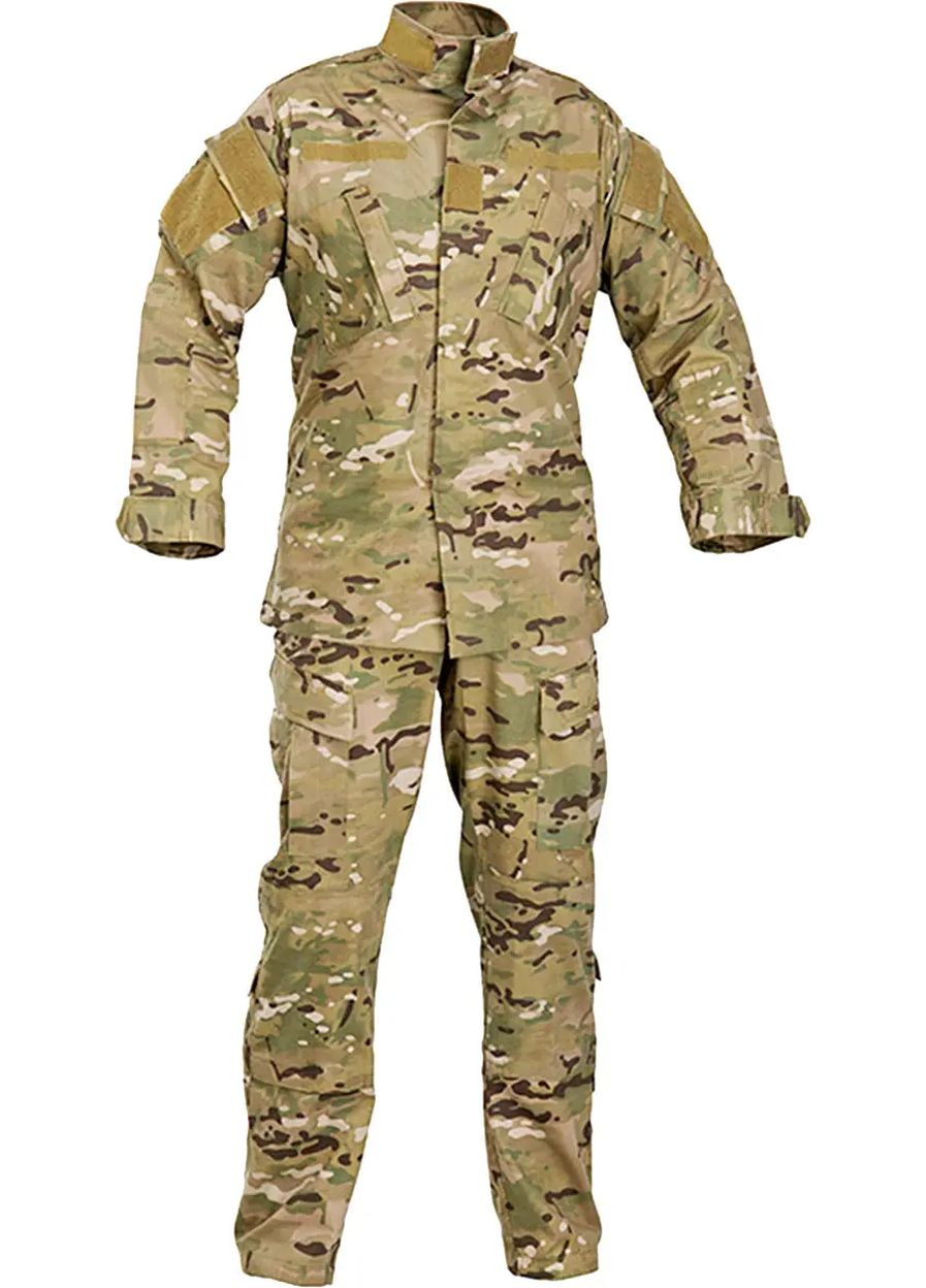 Комбинированный демисезонный костюм military bdu polycotton rip-top new multicam Defcon 5