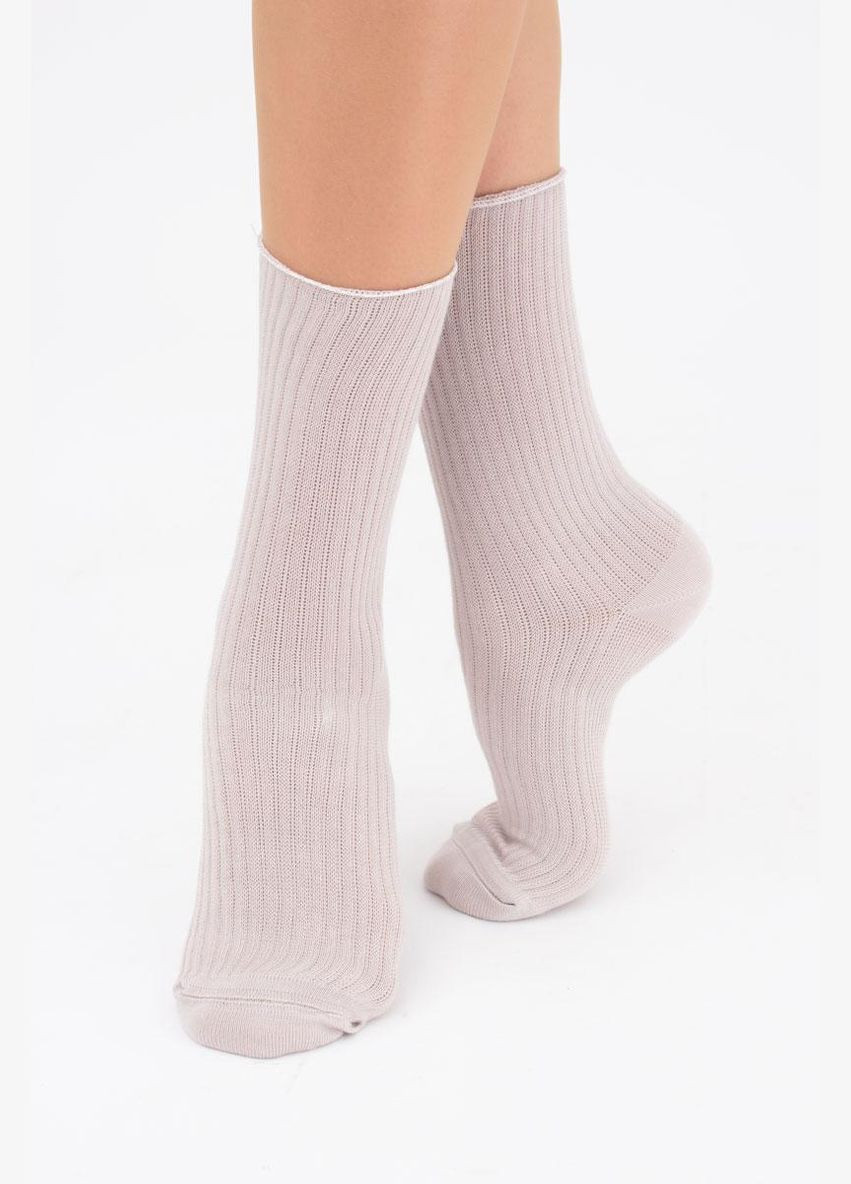 Шкарпетки жіночі високі в рубчик black 36-40 размір Giulia ws4 rib (289869420)