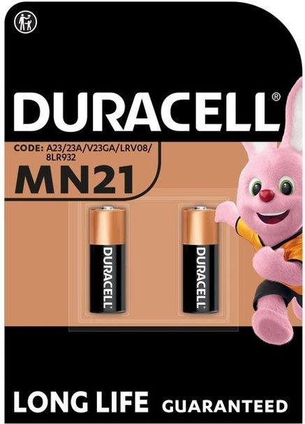 Батарейка MN21 A23 12V (2шт) Duracell (370264299)