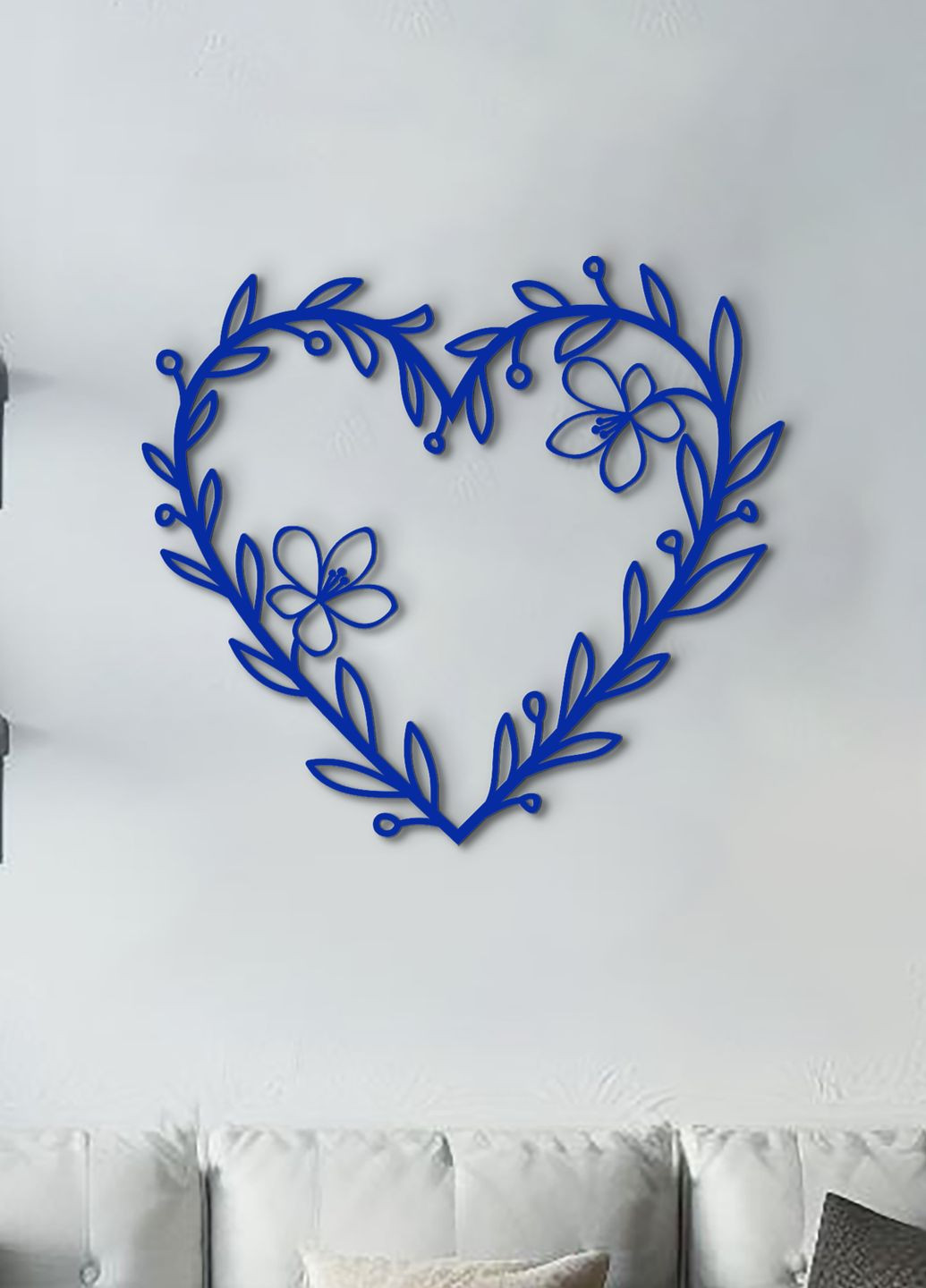 Настінний декор для дому, картина лофт "Закоханість серце", декоративне панно 35х40 см Woodyard (292112454)