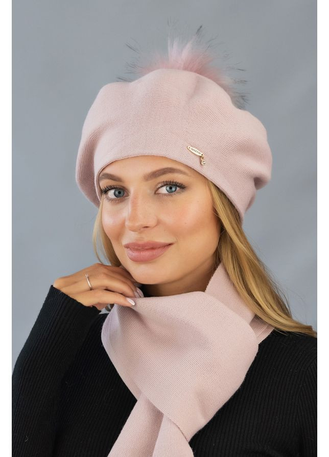 Жіночий комплект бере на флісі та шарф Ляманта Braxton (360506790)