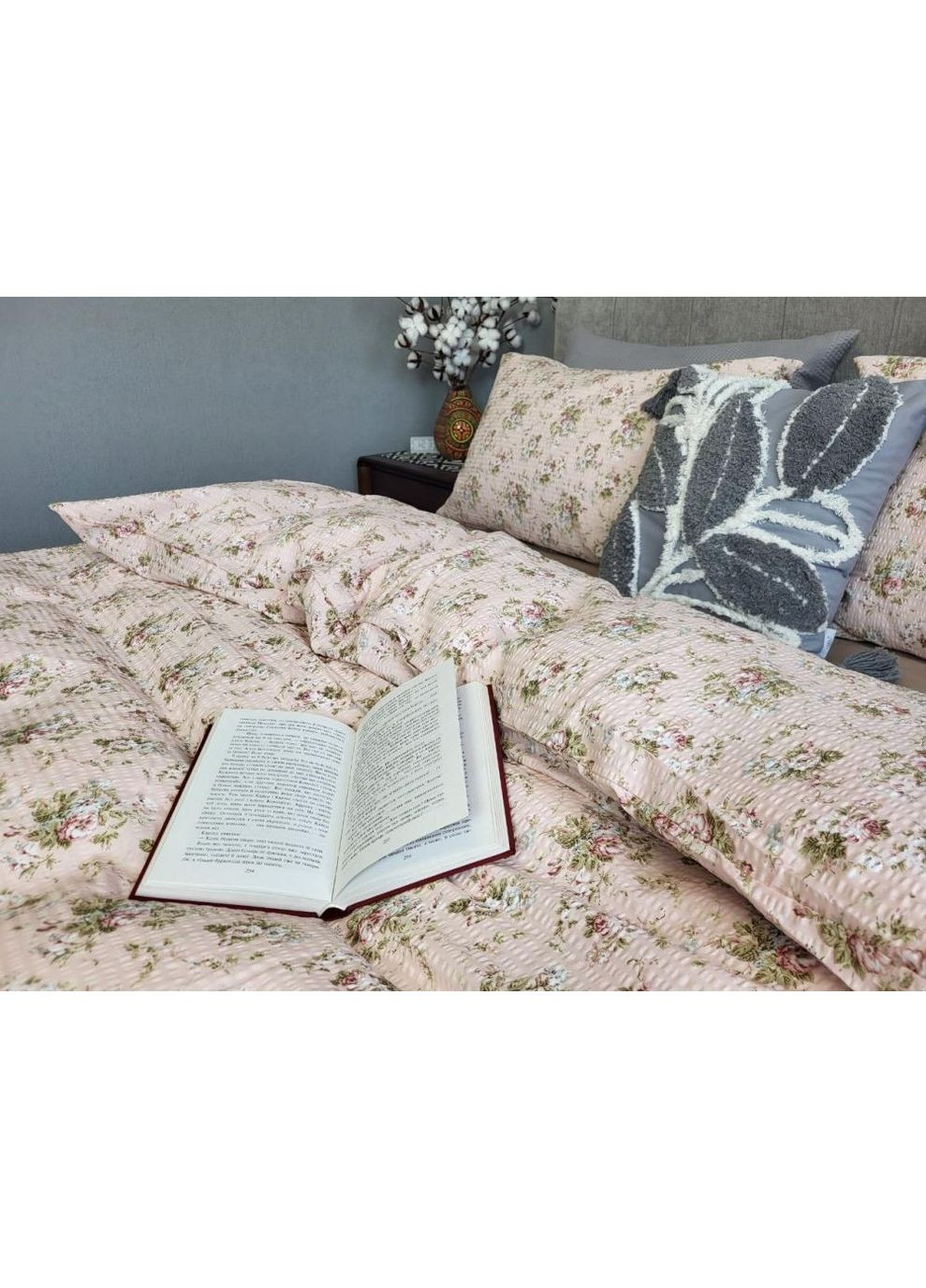 Постельное белье Мари DUO, ранфорс гофра (жатка) Полуторный размер, наволочки 70/70 No Brand (364220579)