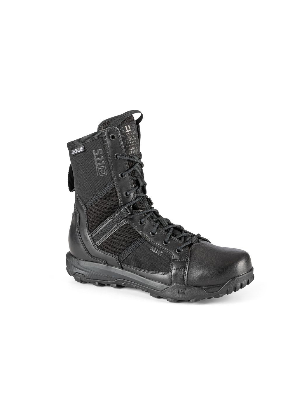 Ботинки тактические A/T 8 Waterproof Side Zip Boot Black 5.11 Tactical (315836141)