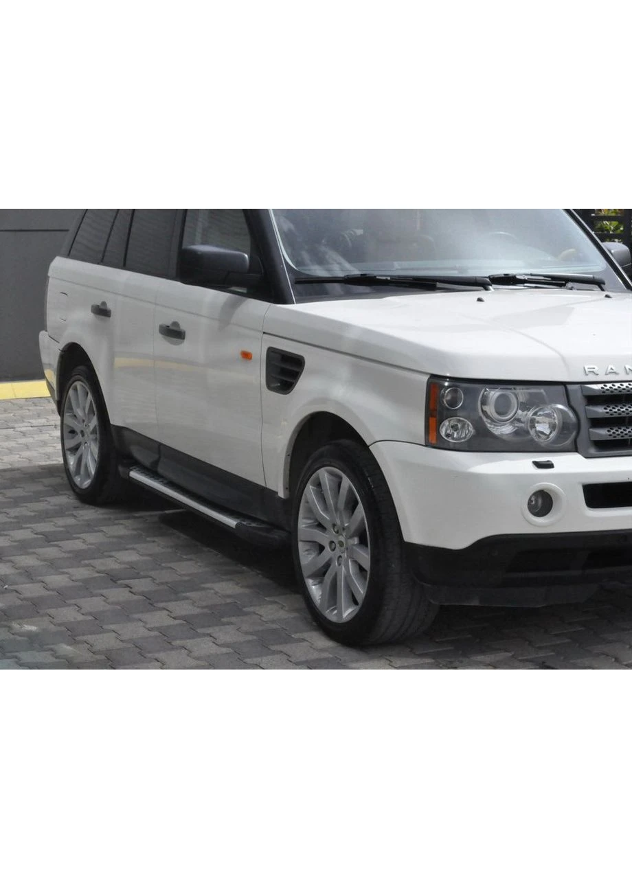 Бокові пороги Allmond Grey (2 шт., алюміній) для Range Rover Sport 2005-2013 рр Erkul (391754571)