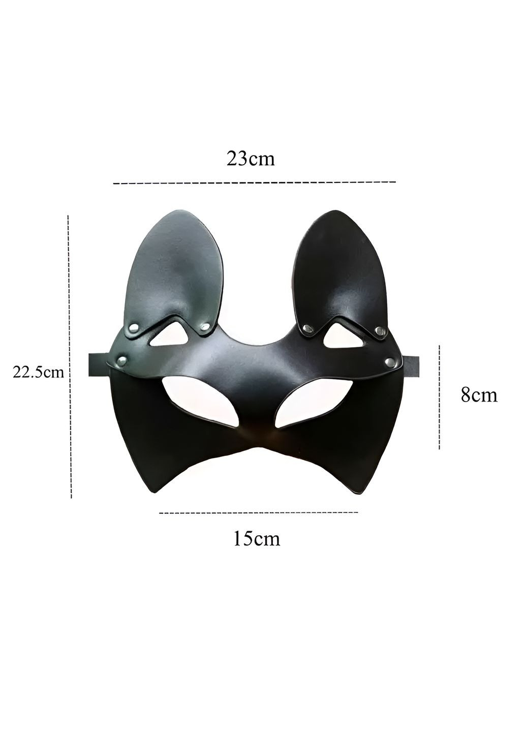 Маска секси кошечки XS-M Черный No Brand (368892048)