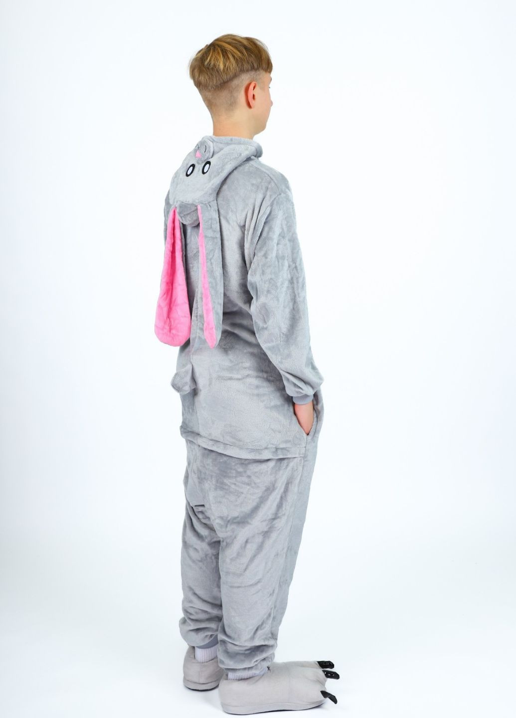 Кігурумі Зайчик з довгими вушками для хлопчиків плюшева піжама з капюшоном My Kigu (366196349)