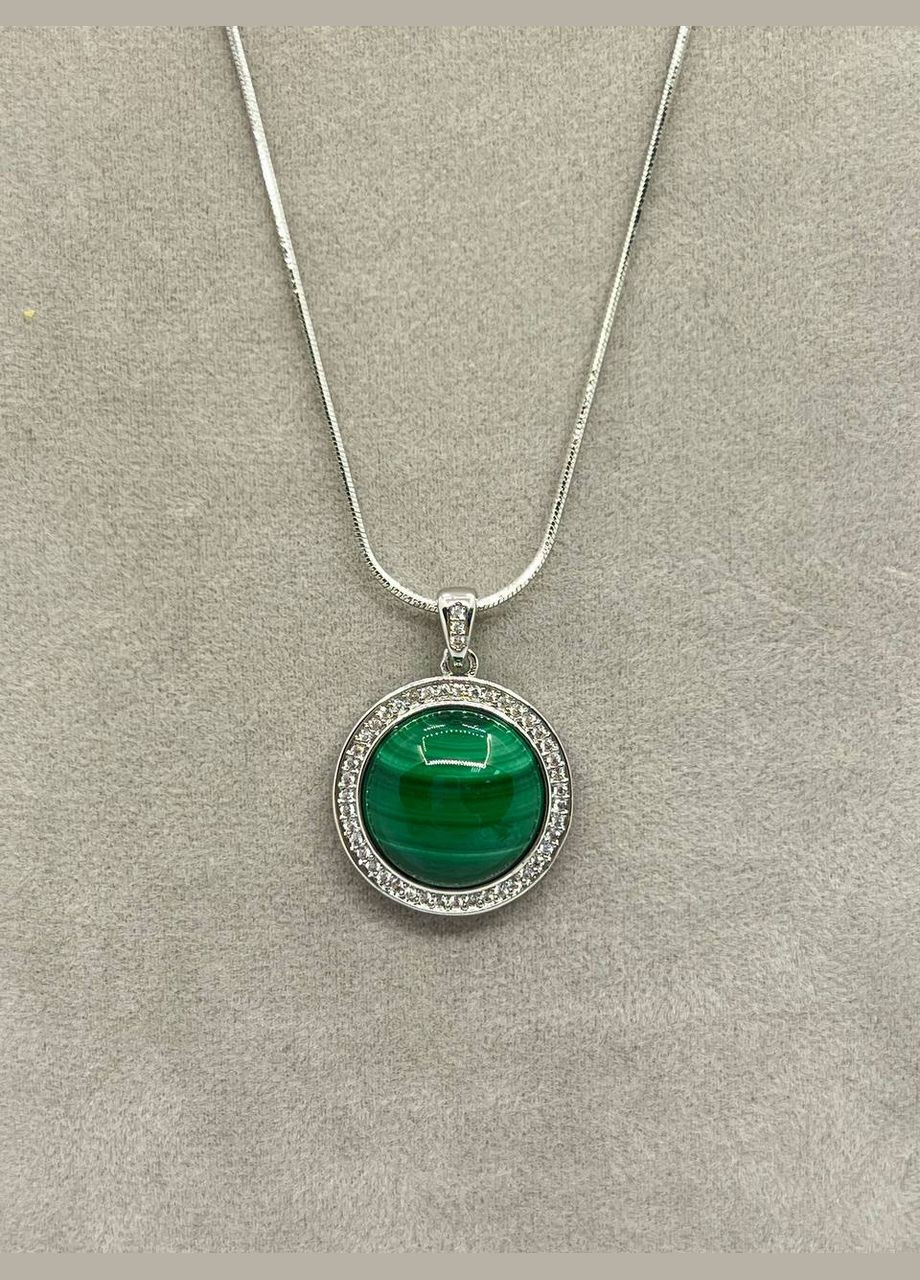 Кулон малахит 44 см No Brand (322007166)