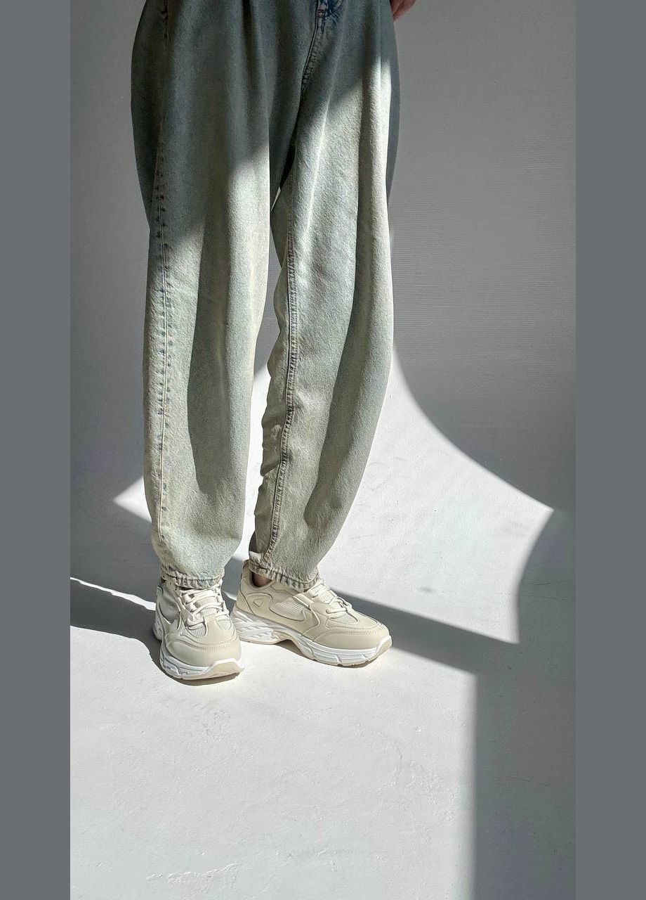 Бежевые кроссовки с массивной подошвой – прескура, стиль & комфорт No Brand бежевые (347242345)