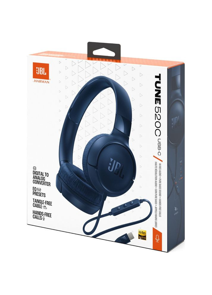 Гарнитура TUNE 520C Blue (JBLT520CBLU) JBL (337179228)