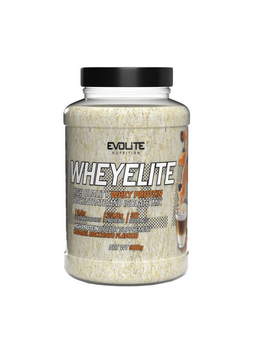 Протеин Whey Elite (900 g, caramel macchiato) Evolite Nutrition (296189693)