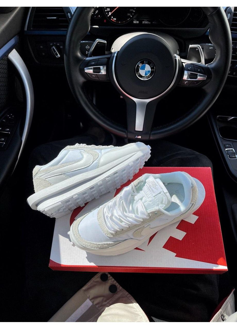 КРОССОВКИ ЖЕНСКИЕ NIKE SACAI LD WAFFLE WHITE НАЙК No Brand бежевые демисезоны (367173239)