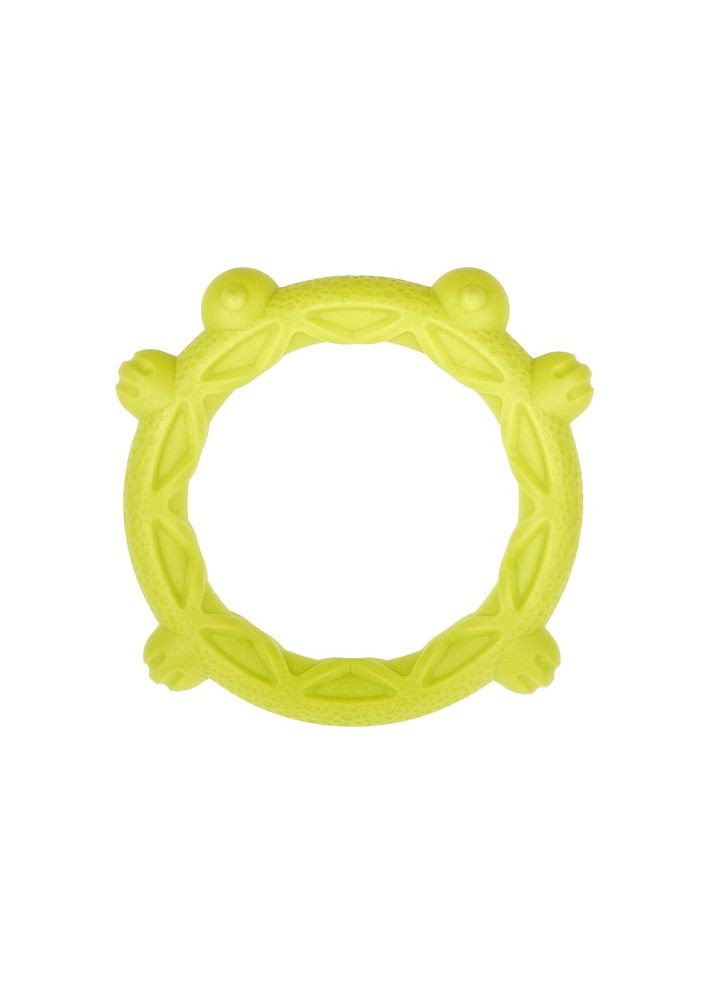 АnimАll GrizZzly Мотиваційна іграшка Кільце-Жабка М, зелена, (16,9x16,4x2,6 см) AnimAll (336143923)
