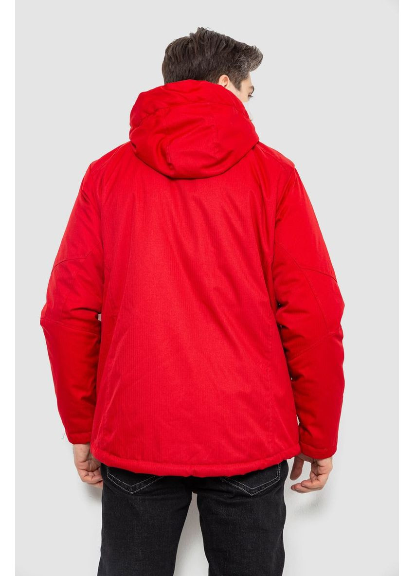 Красная куртка мужская демисезонная с капюшоном, 244rz-2519al Ager
