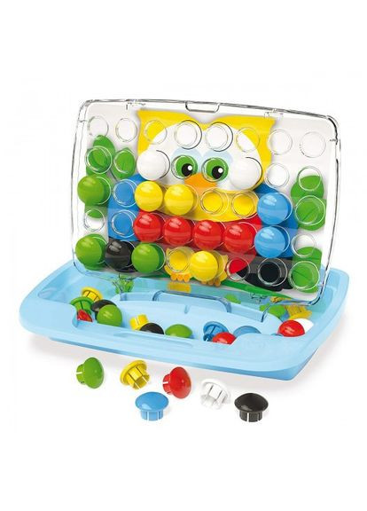 Набор Для Занятий Мозаикой (33 Мм Фишки (48 Шт.) + Доска-Кейс) Quercetti (290111021)