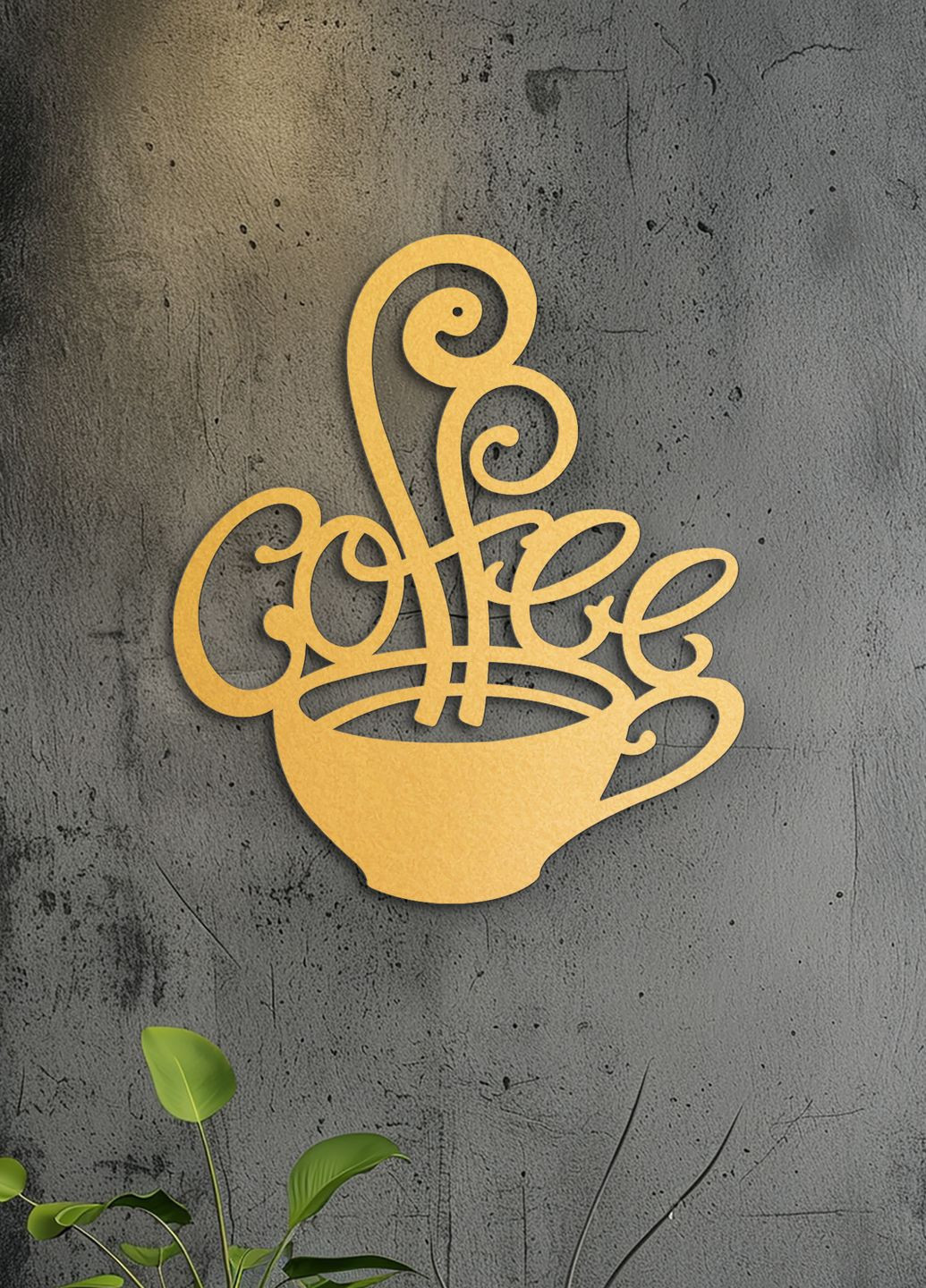 Современная картина на кухню, декоративное панно из дерева "Чашка кофе", стиль минимализм 20х23 см Woodyard (291843106)