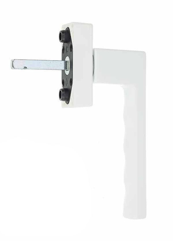 Ручка противовзломная оконная Toulon Secustik белого цвета для ПВХ окон и металлопластиковых дверей (2324) Hoppe (262299065)