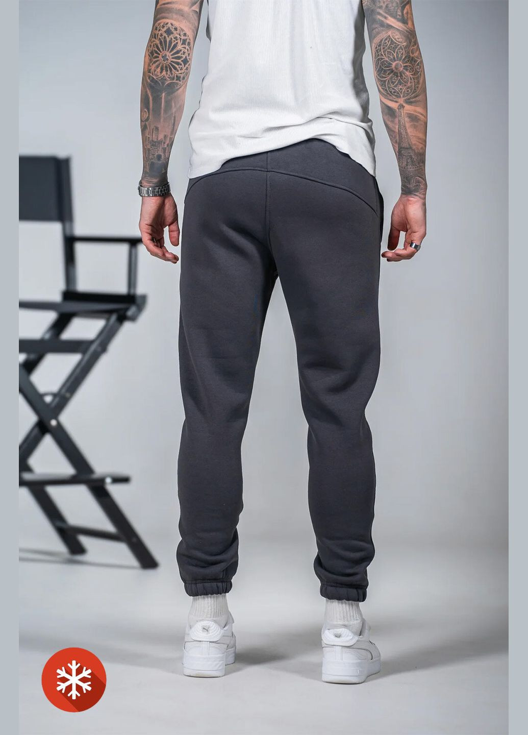 Серые зимние брюки Teamv