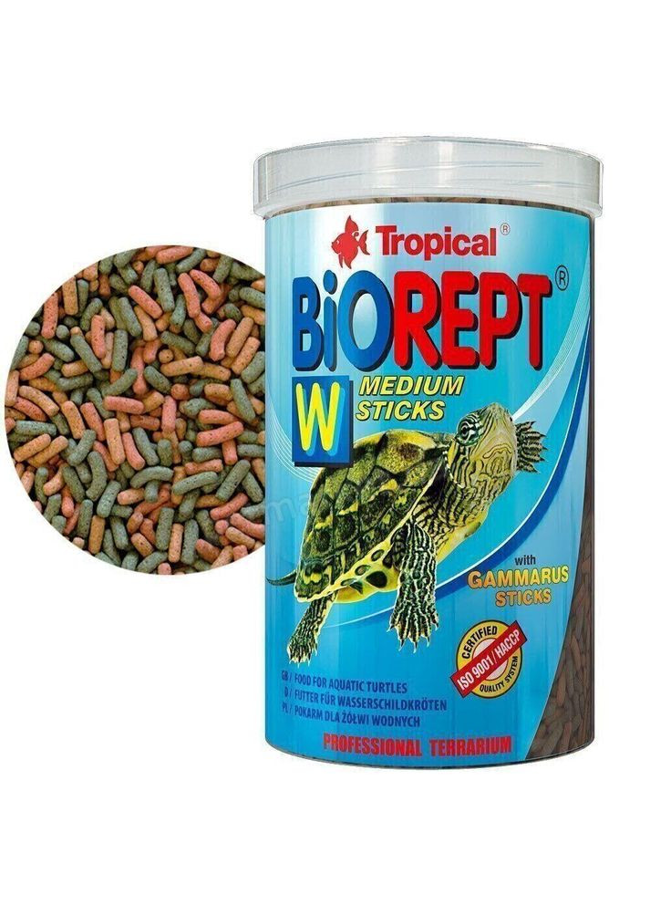 Корм для черепах палочки Biorept W, 250мл/75гр Tropical (292259691)