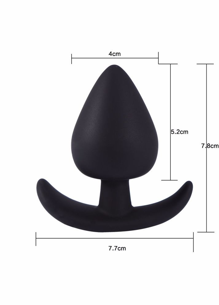 Анальна пробка силіконова Plump Plug by Tmishion велика L Focus (303907029)