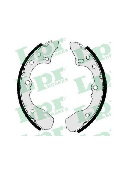 Комплект гальмівних колодок LPR (370368981)